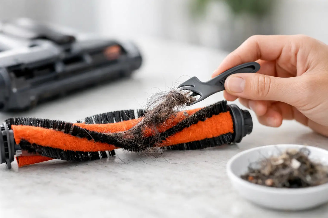 Brush Roll Cleaning Without Scissors or Mess