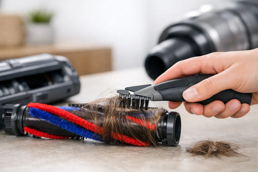 Vacuum Brush Cleaning Tool for Long Hair