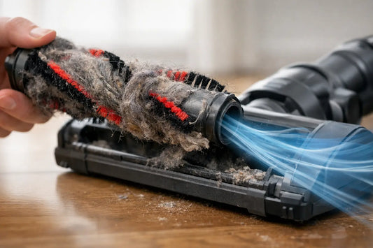 Does Brush Roll Buildup Reduce Airflow? Yes.