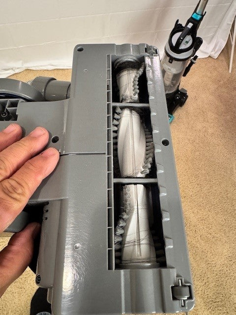 After Using EZ Vac Brush